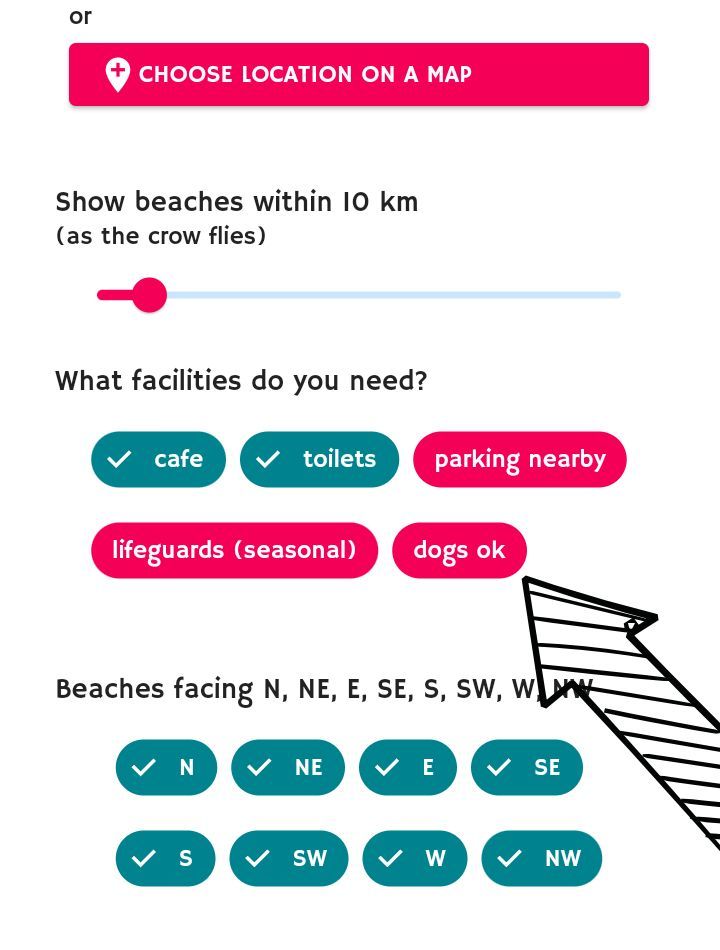 find beaches for dogs