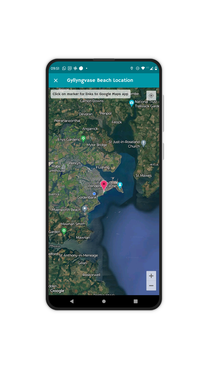 View maps and details