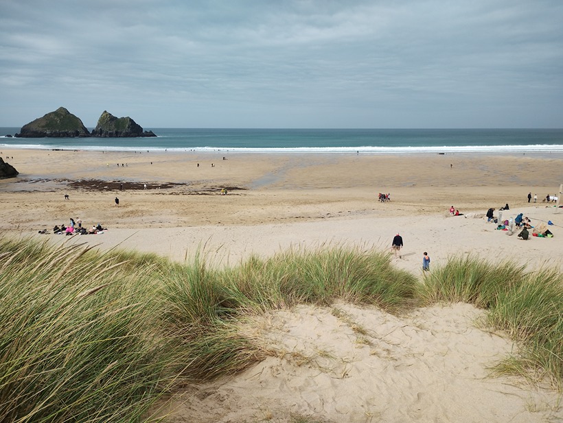 Image of Holywell Bay Beach